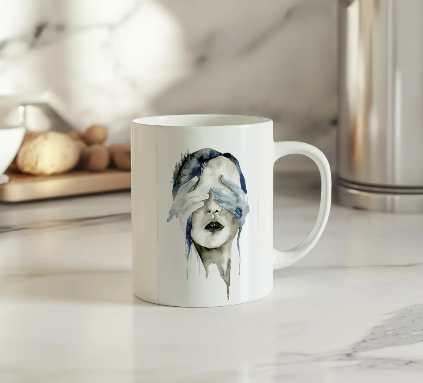 Hidden Keramik Tasse von Larissa van der Laan