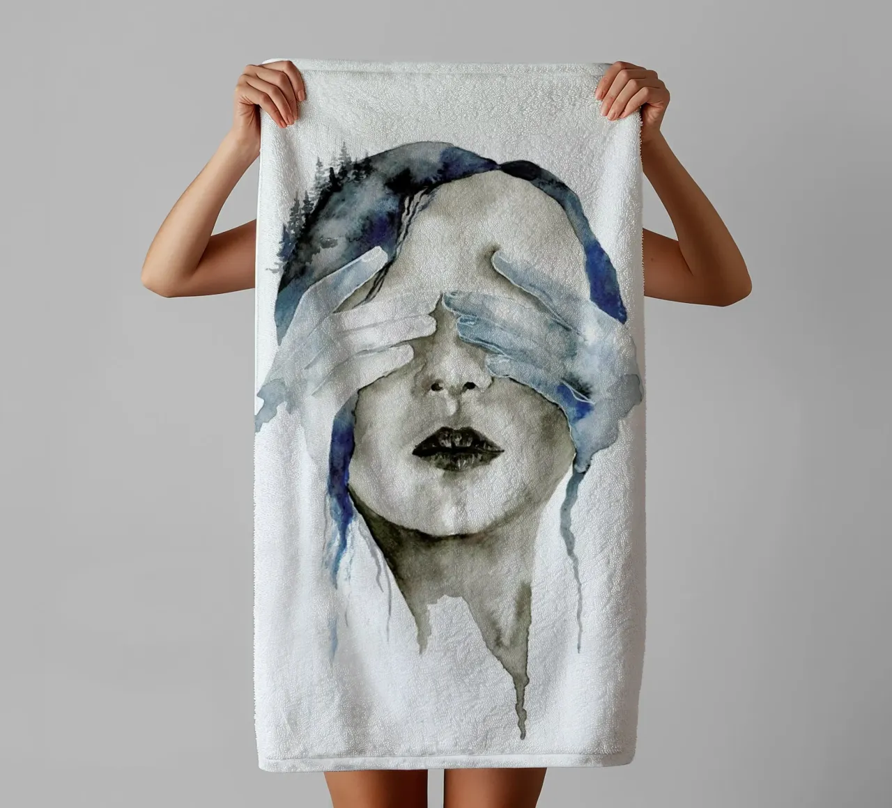 Hidden badhanddoek van Larissa van der Laan