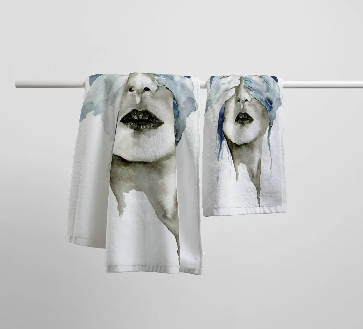 Hidden badhanddoek van Larissa van der Laan