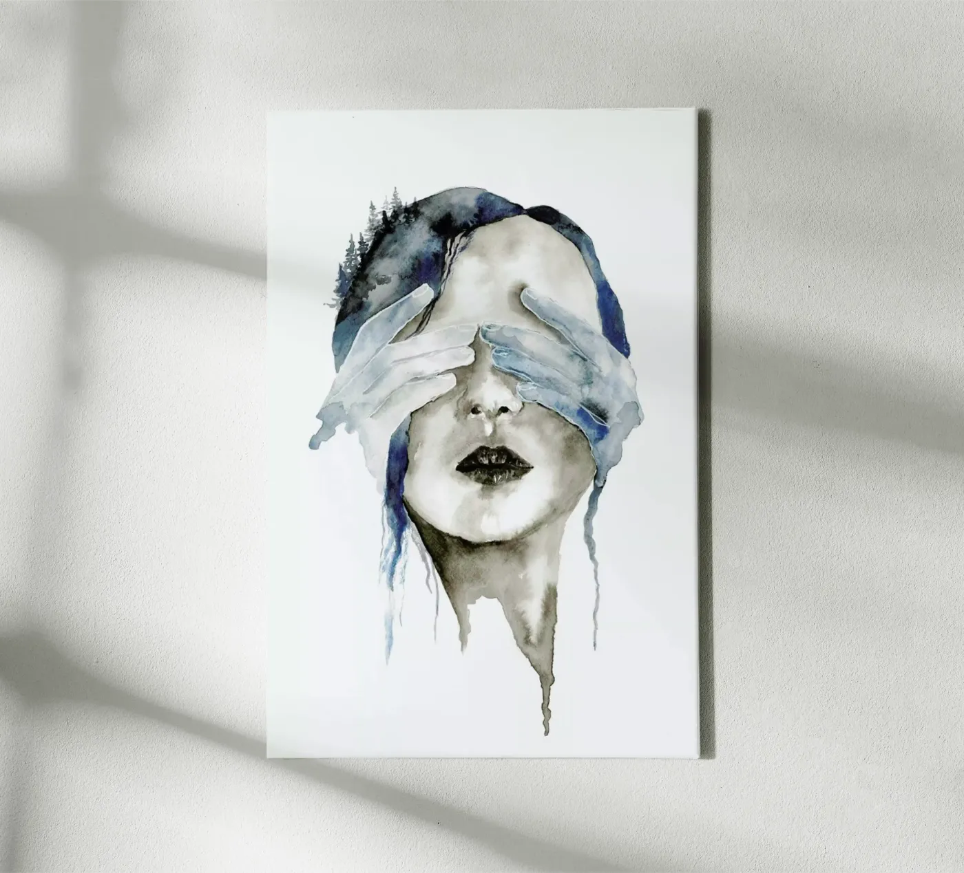 Hidden Leinwand von Larissa van der Laan