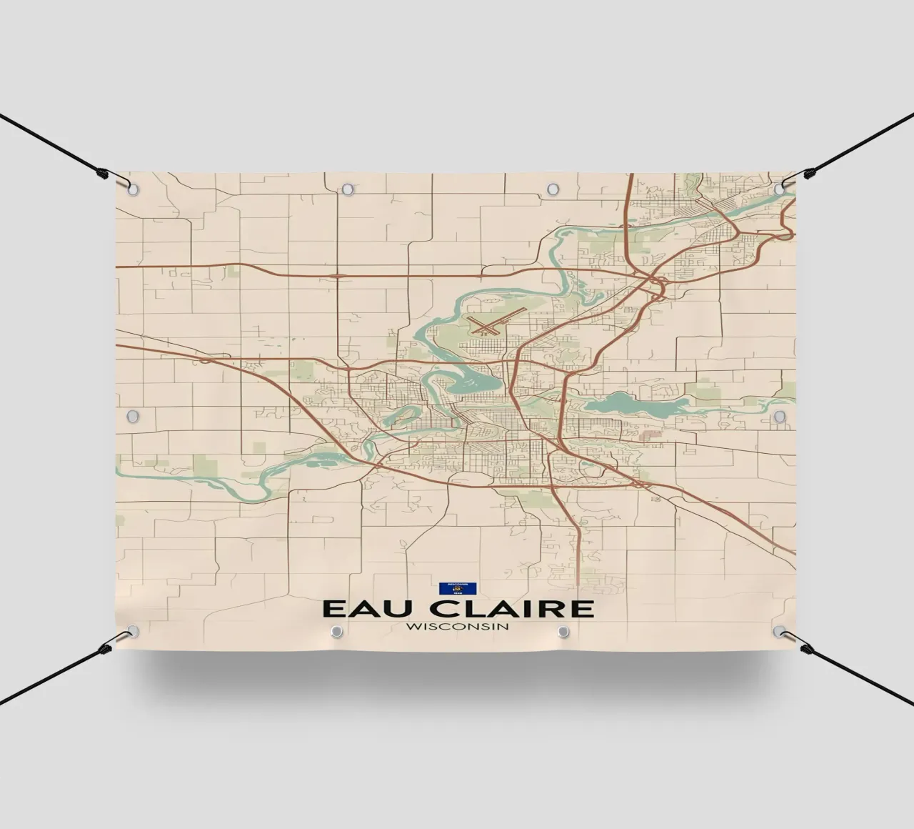 Eau Claire WI telo in pvc da Jacob W MICKELSON