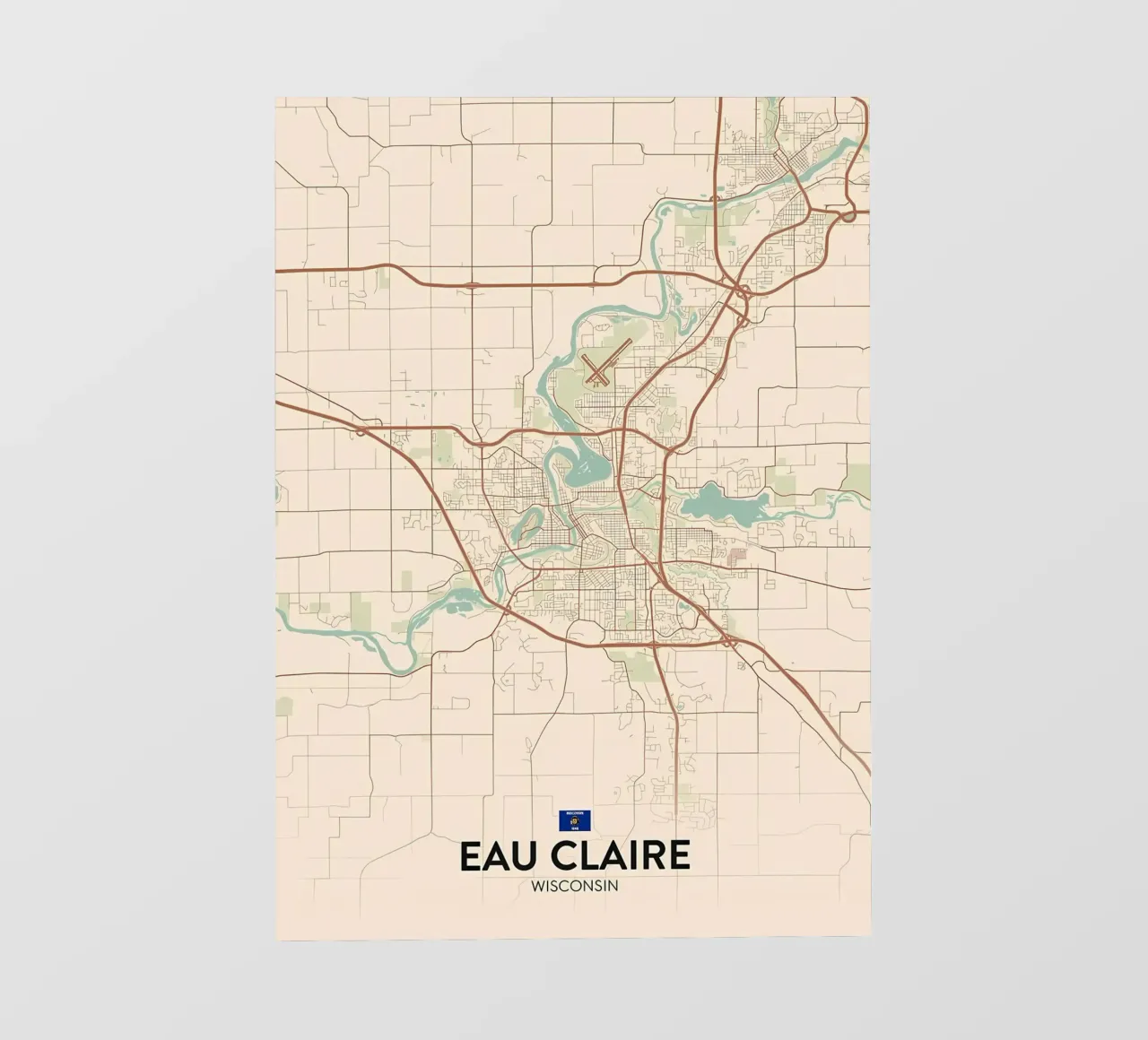 Eau Claire WI telo in pvc da Jacob W MICKELSON