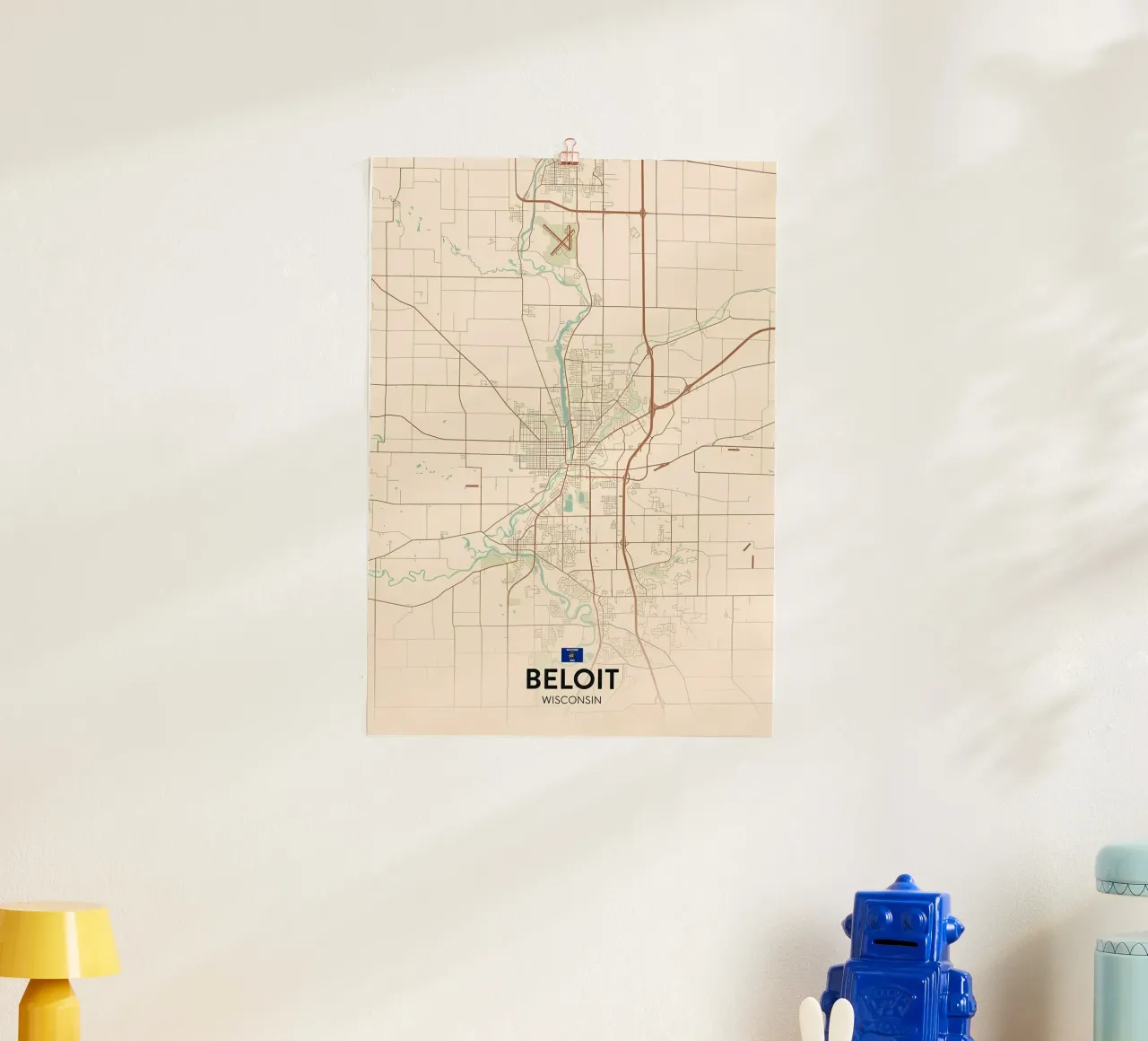 Beloit WI poster da Jacob W MICKELSON