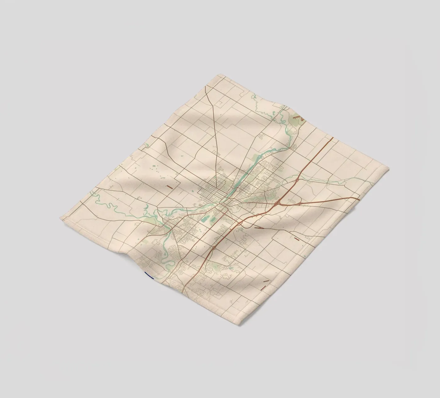 Beloit WI fleecedeken van Jacob W MICKELSON