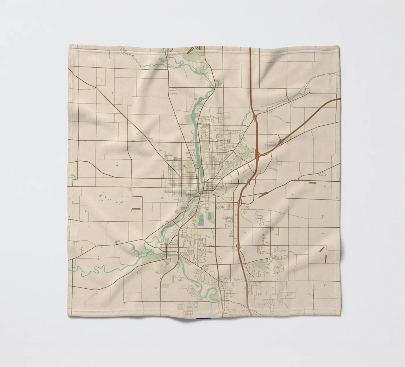 Beloit WI fleecedeken van Jacob W MICKELSON