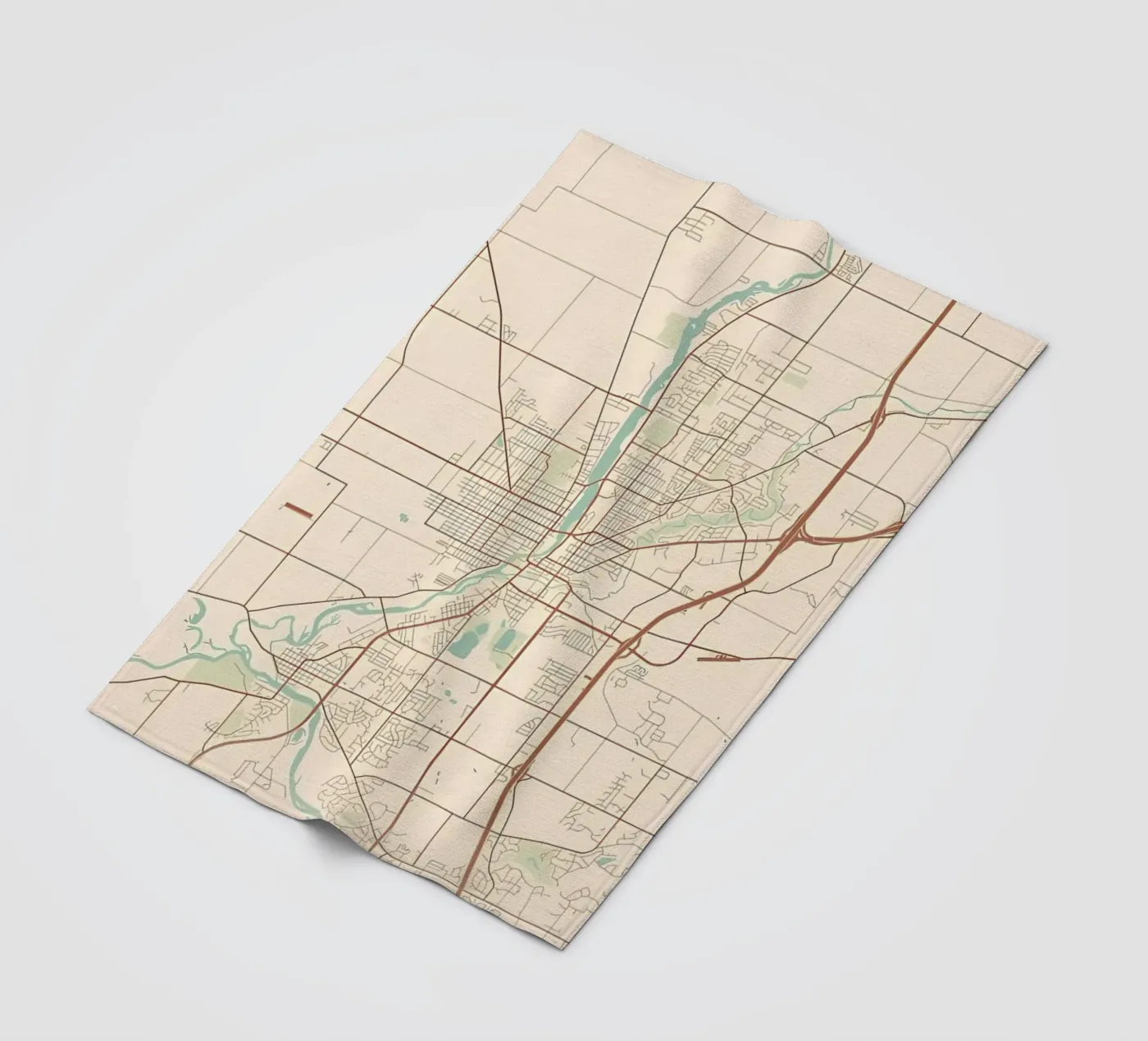 Beloit WI fleecedeken van Jacob W MICKELSON