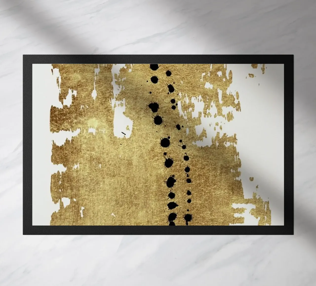 Drip Drop doormat by Kubistika