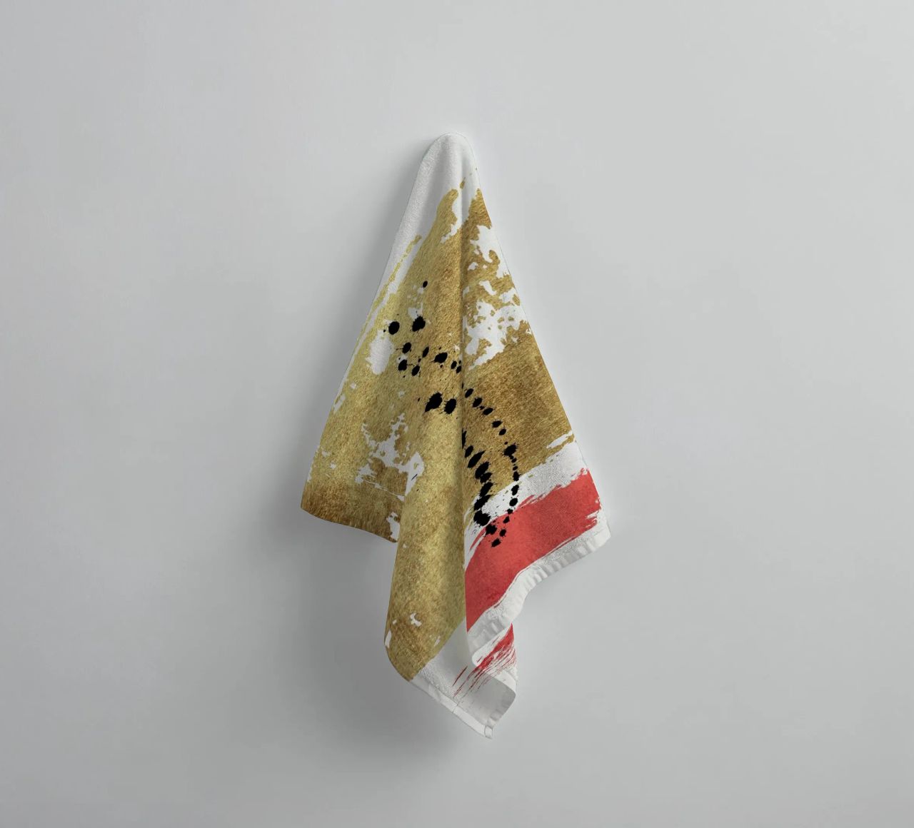 Drip Drop badhanddoek van Kubistika