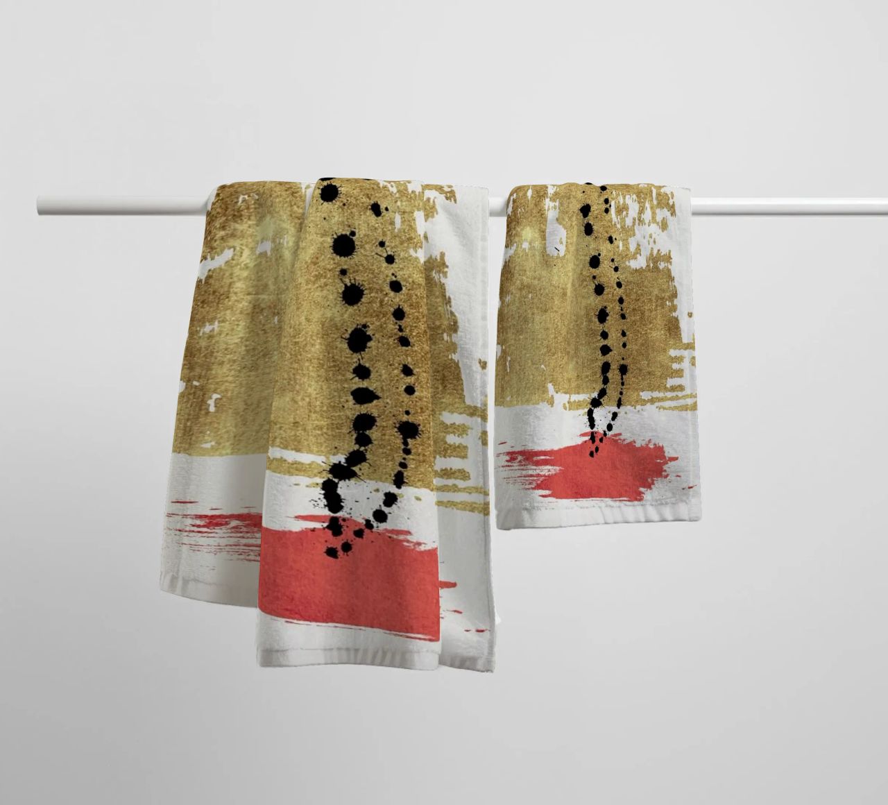 Drip Drop badhanddoek van Kubistika