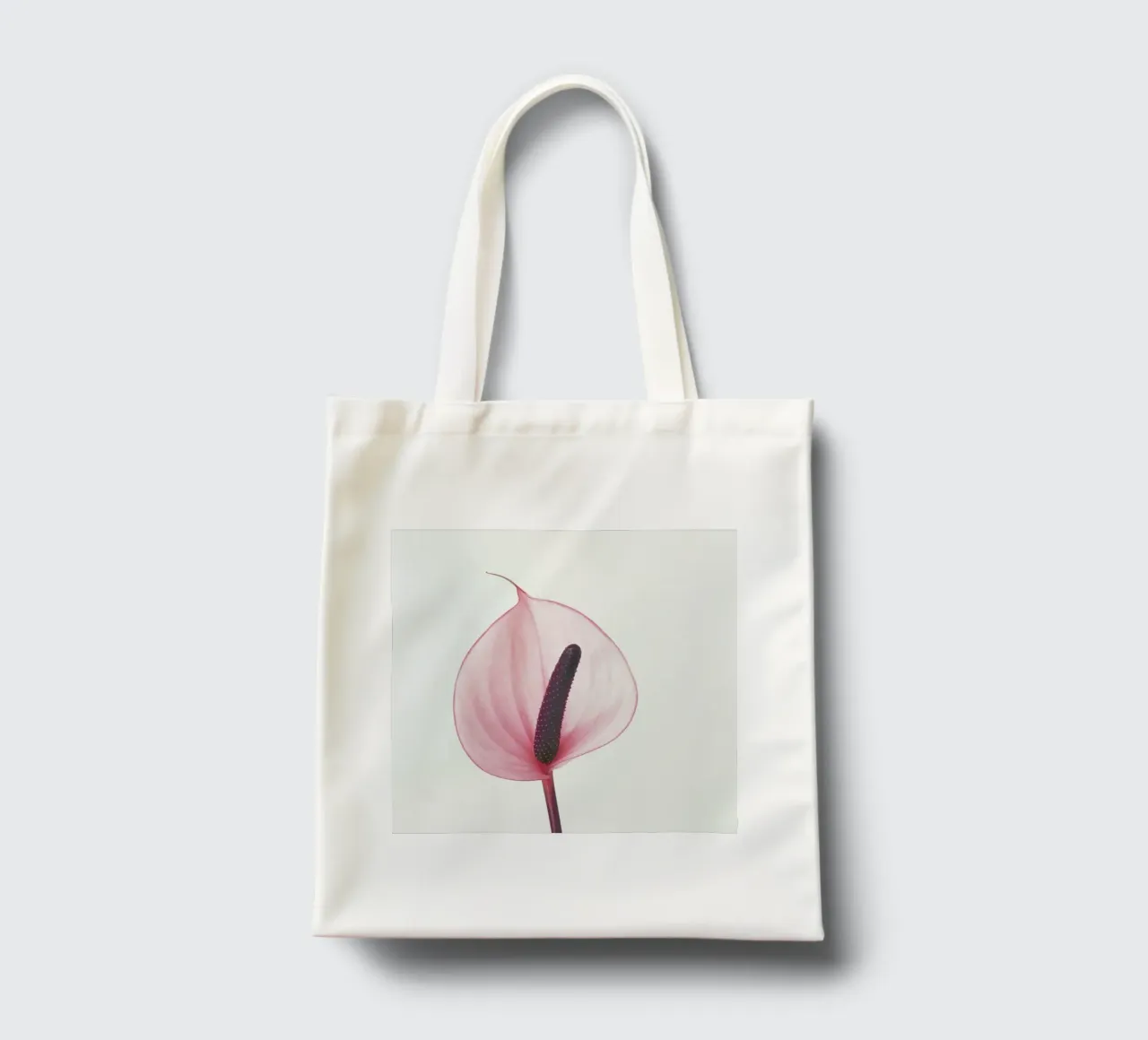 Pink Calla Lily borsa in juta da Cassia Beck Photography