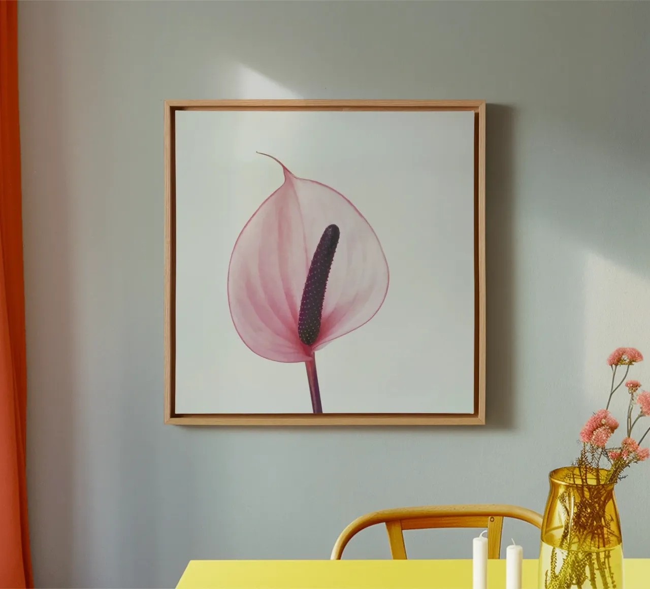 Pink Calla Lily canvas by Cassia Beck Photography