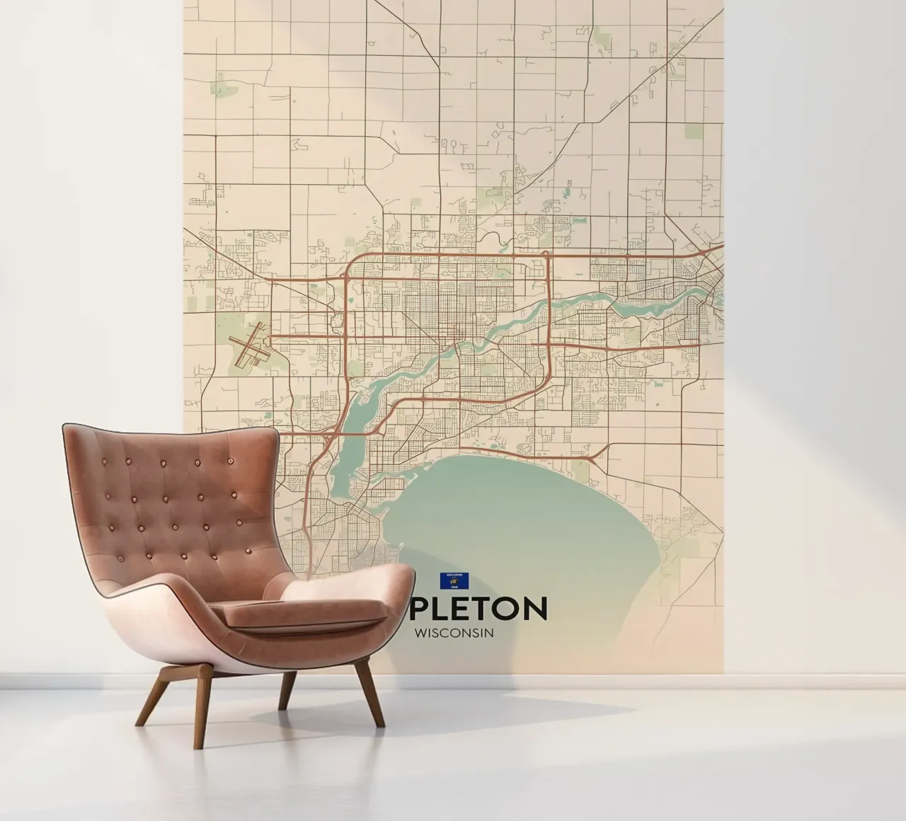 Appleton WI fotobehang van Jacob W MICKELSON