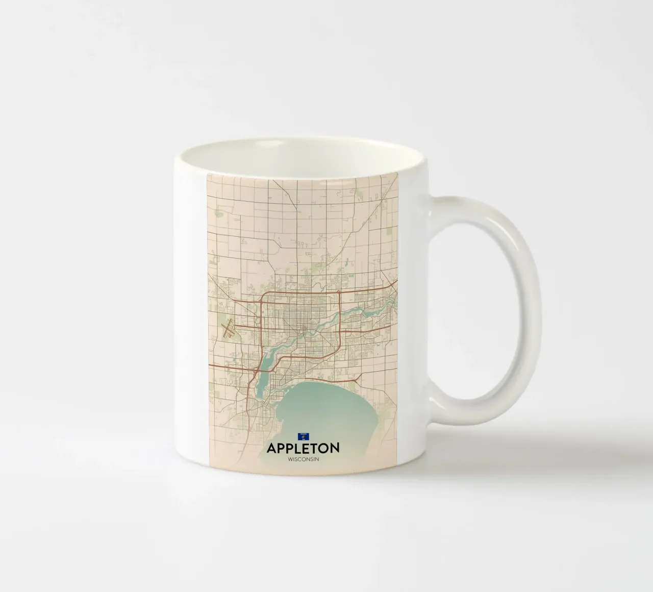 Appleton WI tazza in ceramica da Jacob W MICKELSON