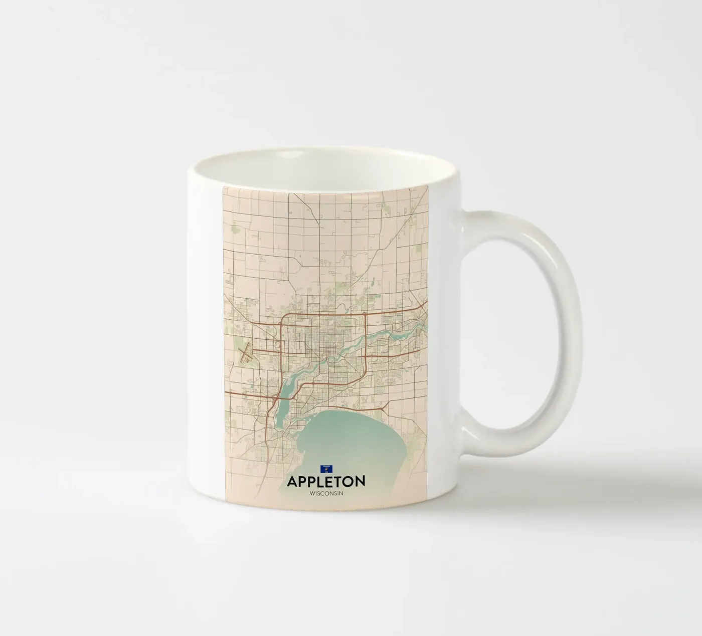 Appleton WI mug en céramique de Jacob W MICKELSON