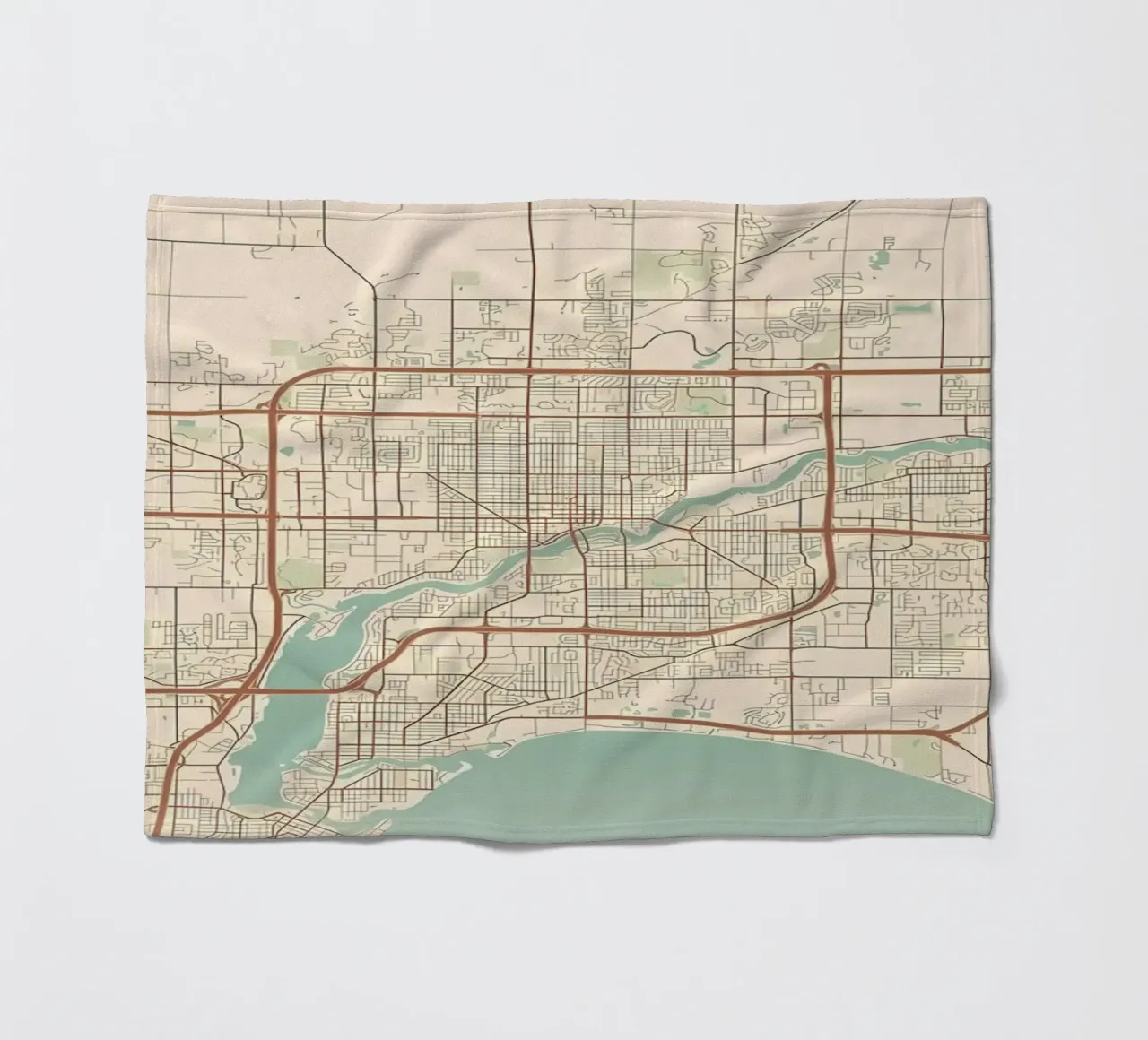 Appleton WI Fleecedecke von Jacob W MICKELSON