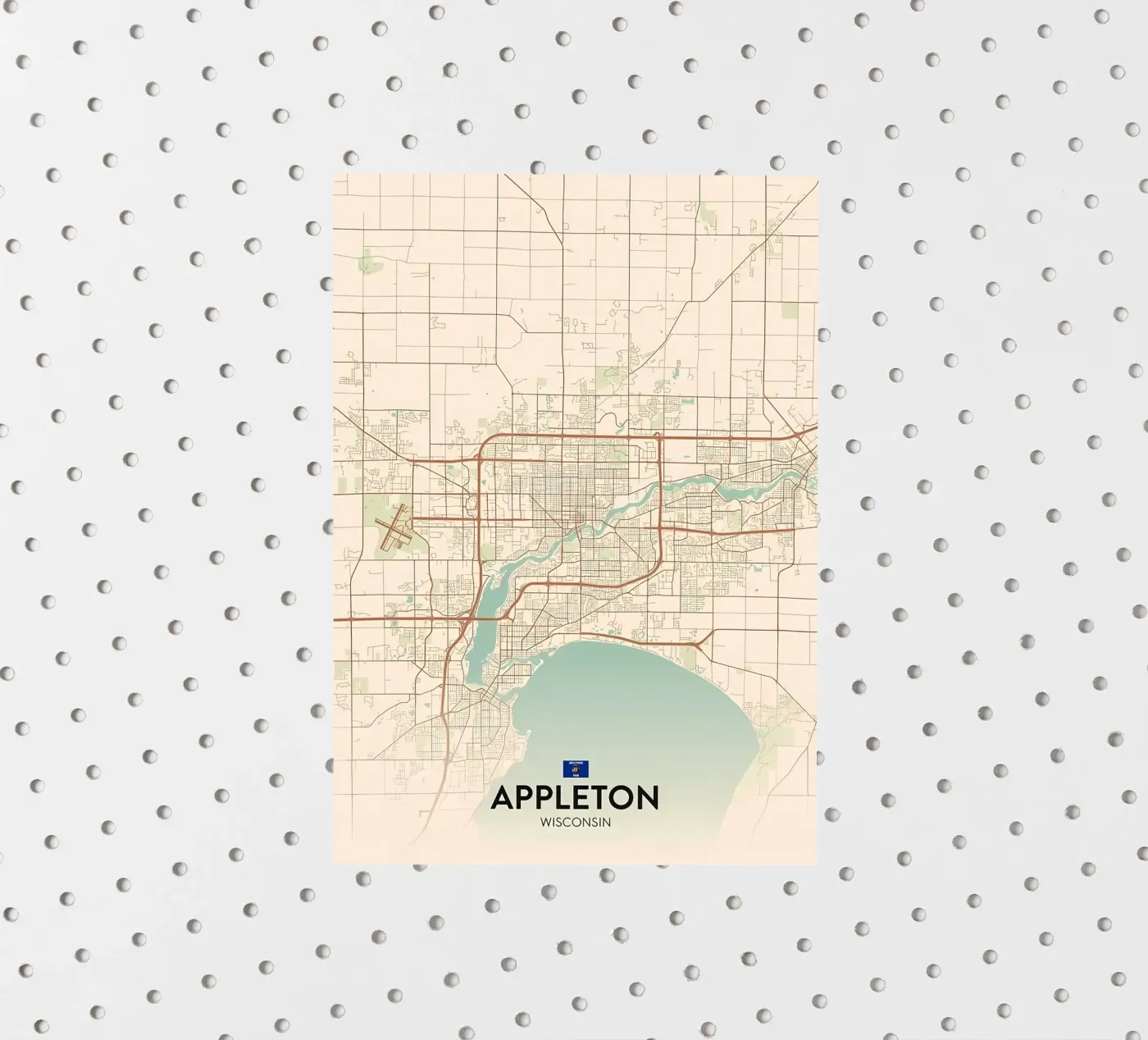Appleton WI adesivo da Jacob W MICKELSON