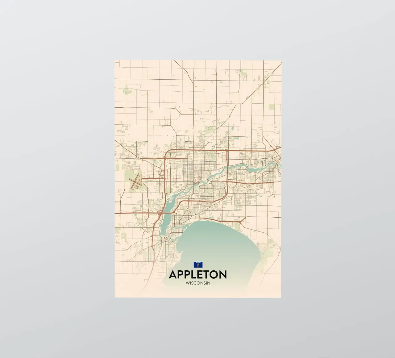 Appleton WI sticker by Jacob W MICKELSON