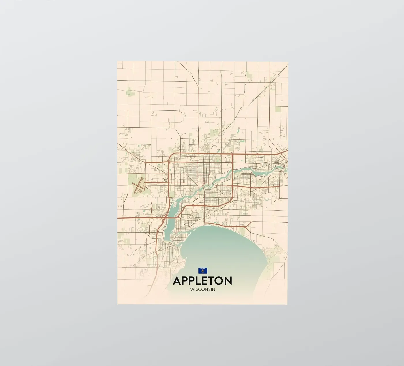 Appleton WI adesivo da Jacob W MICKELSON