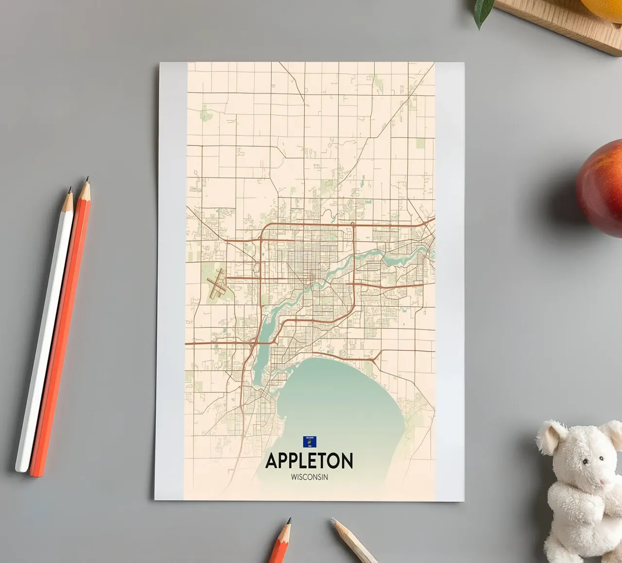 Appleton WI sticker sheet by Jacob W MICKELSON