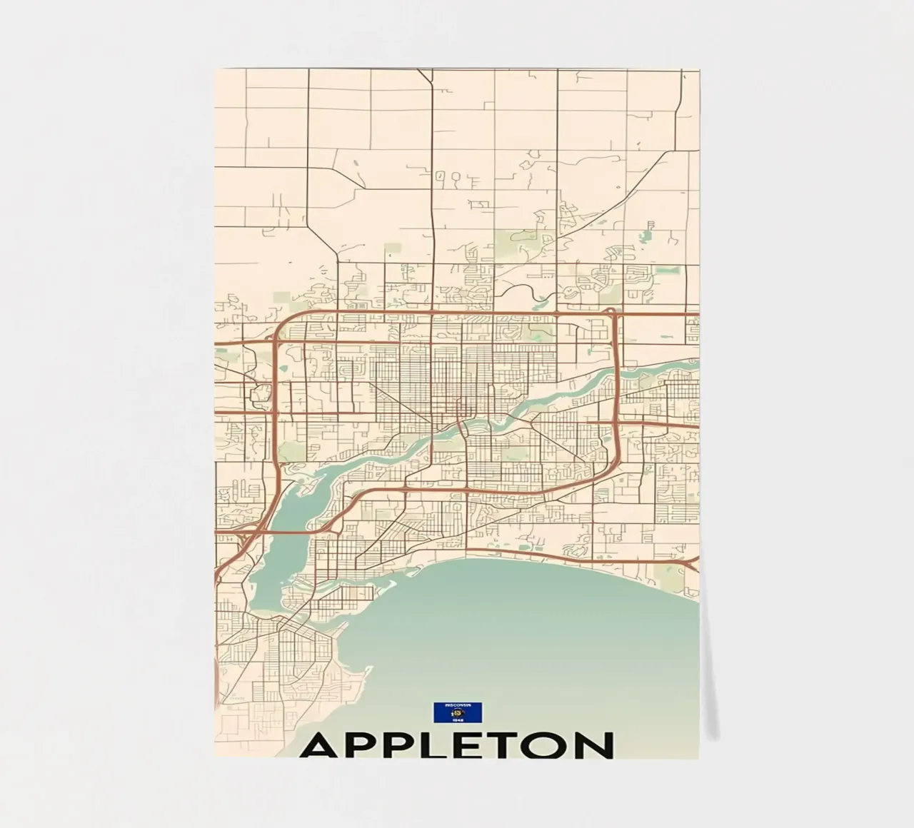Appleton WI sticker sheet by Jacob W MICKELSON
