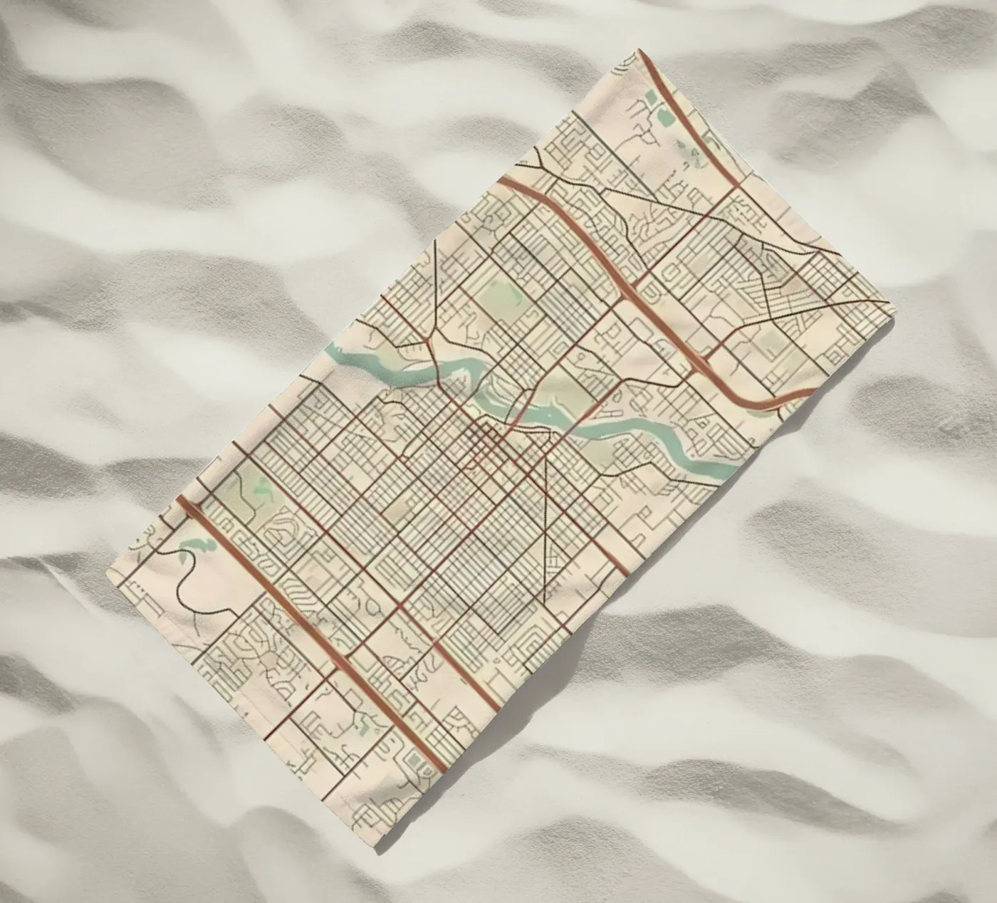 Appleton WI beach towel by Jacob W MICKELSON