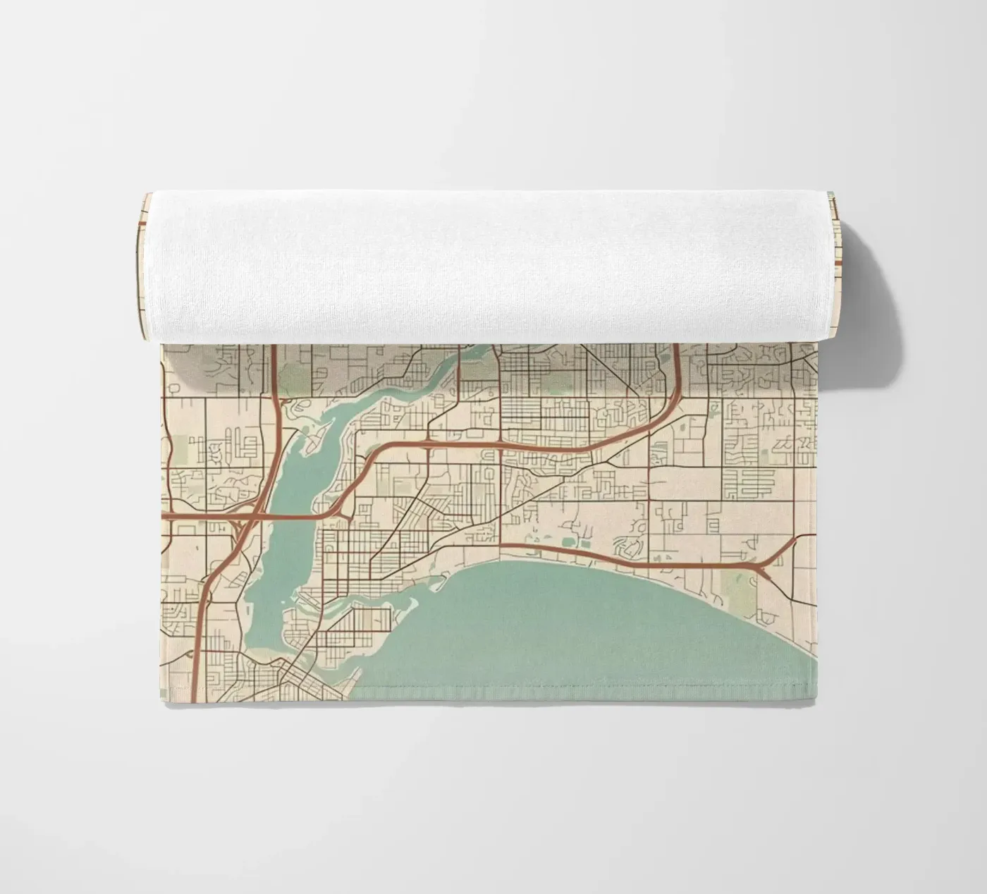 Appleton WI beach towel by Jacob W MICKELSON