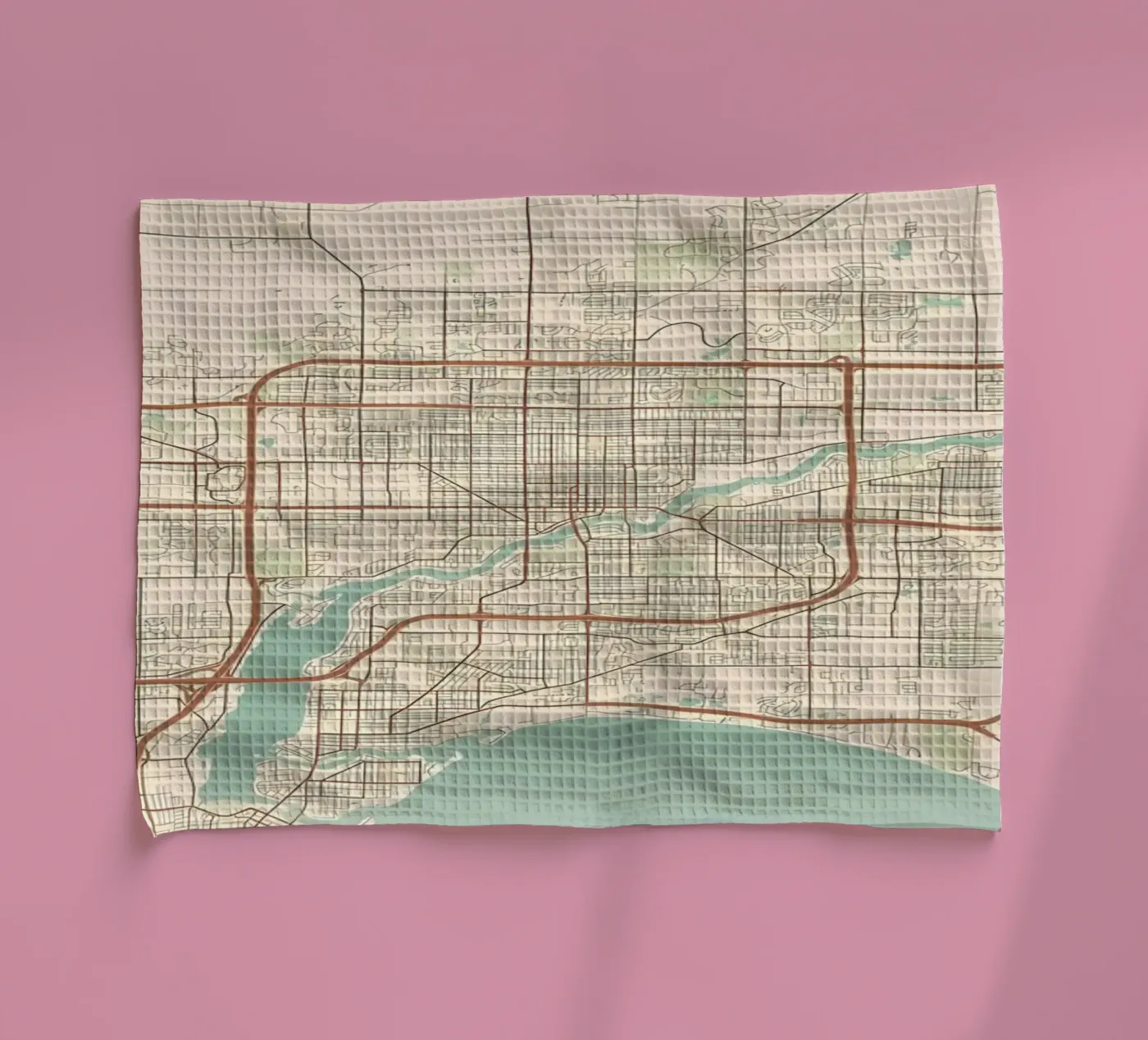 Appleton WI tea towel by Jacob W MICKELSON