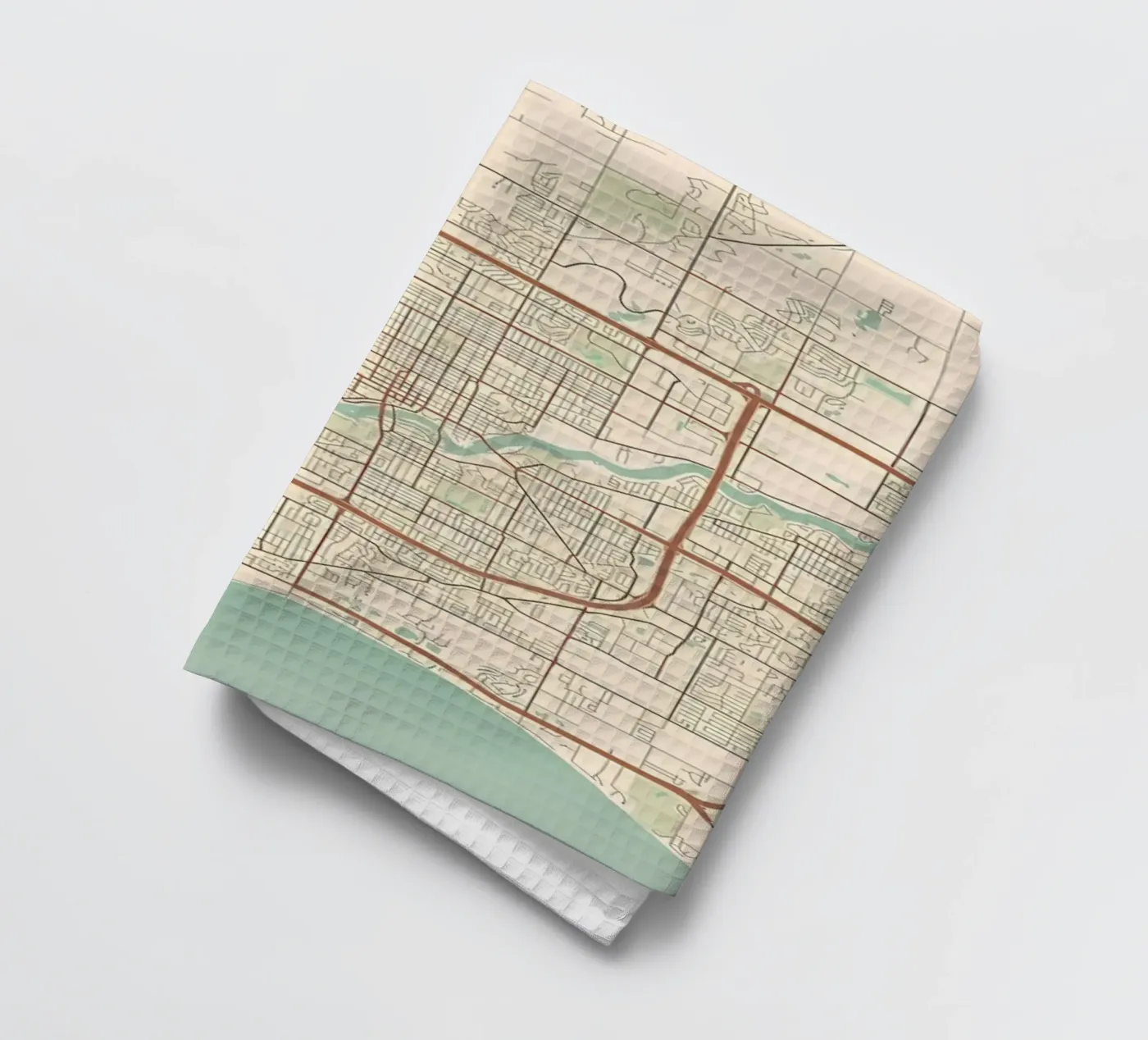 Appleton WI tea towel by Jacob W MICKELSON