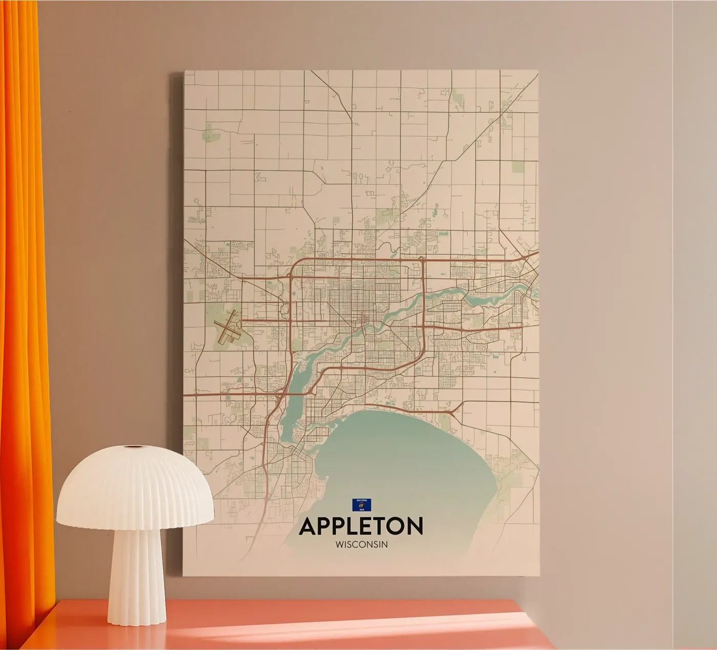 Appleton WI canvas van Jacob W MICKELSON