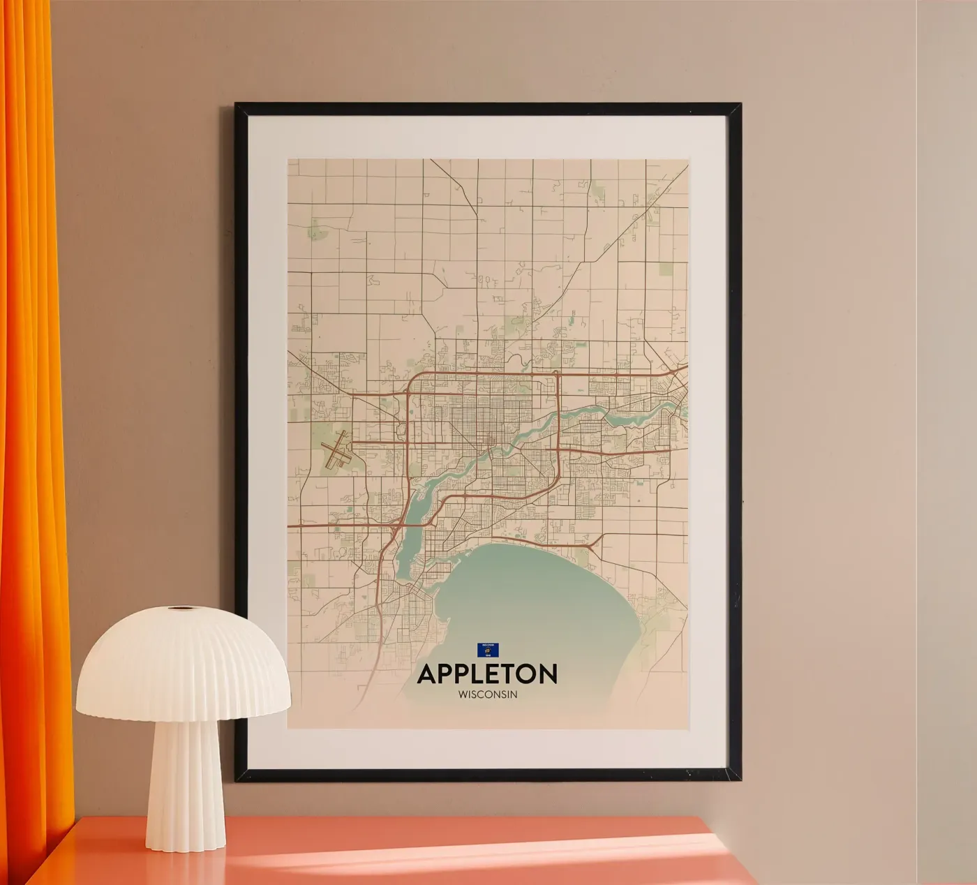 Appleton WI poster van Jacob W MICKELSON