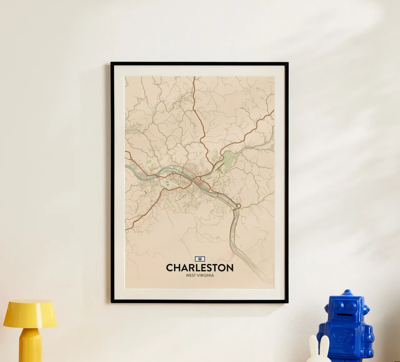 Charleston WV carta hahnemühle da Jacob W MICKELSON