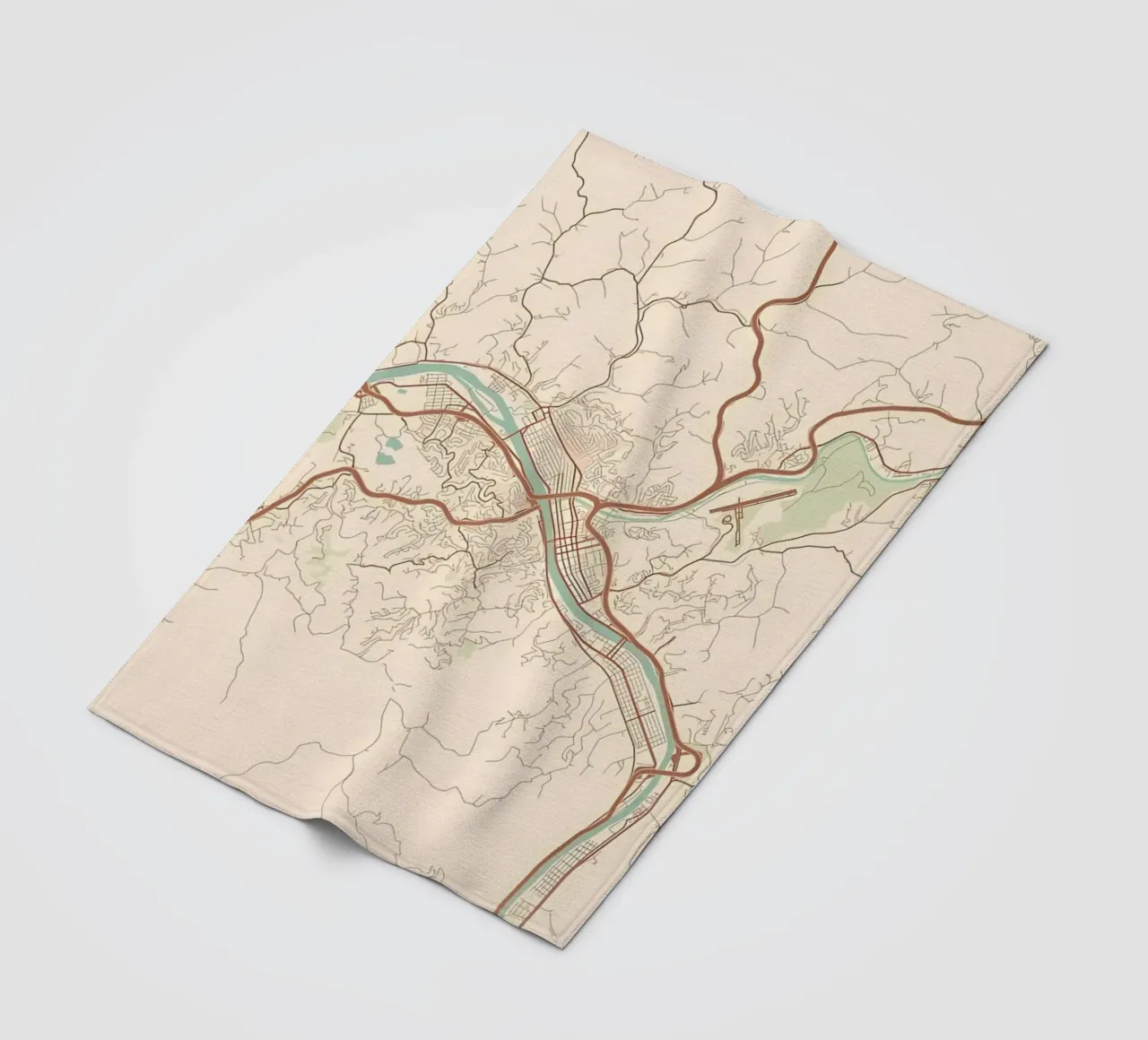 Charleston WV coperta in pile da Jacob W MICKELSON