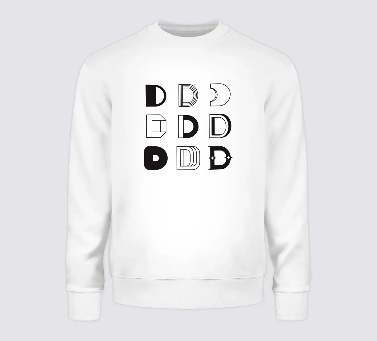 Letter D felpa da Lidia Blomgren