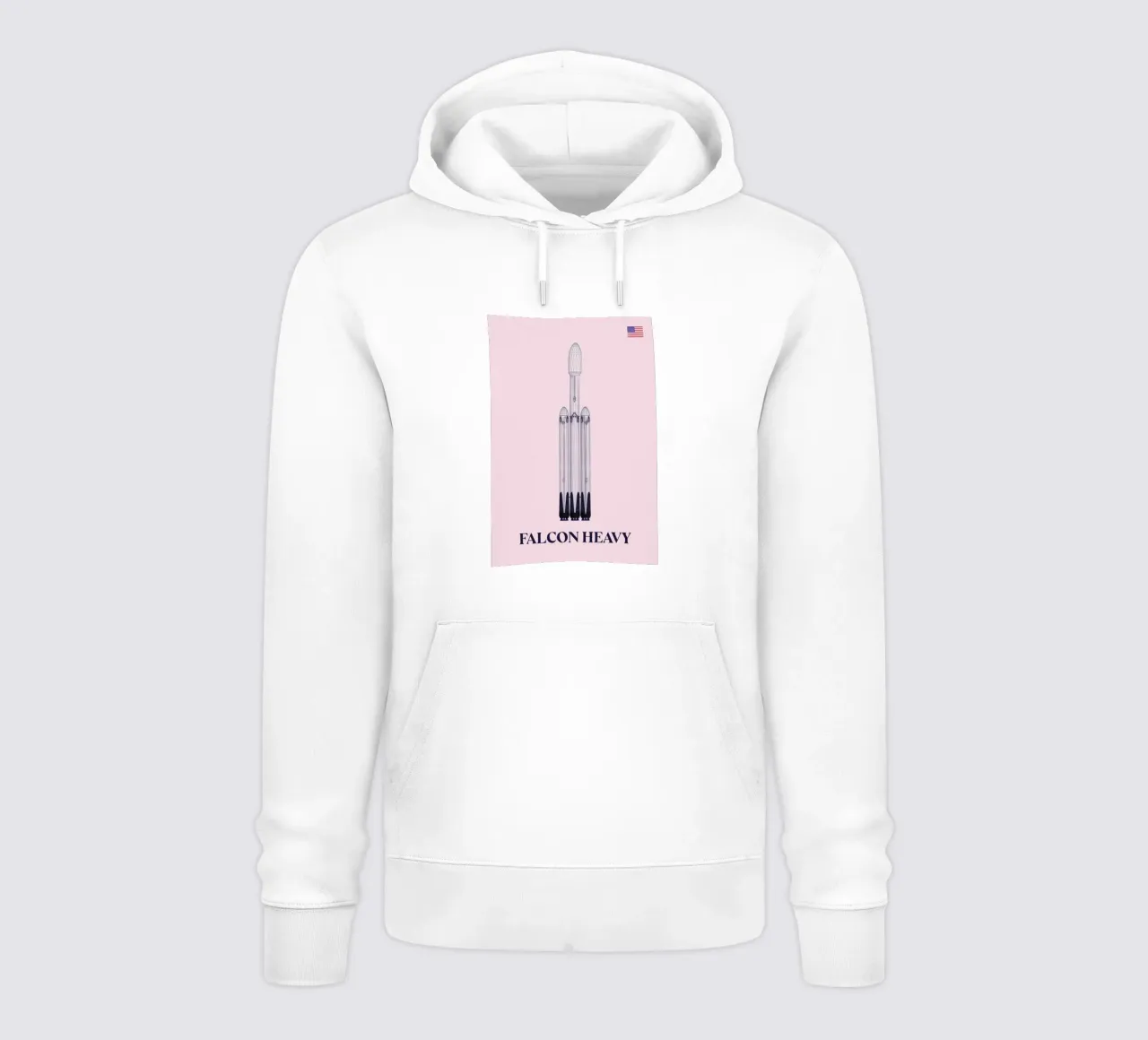 Falcon Heavy 3 felpa con cappuccio da Marc Schulthess