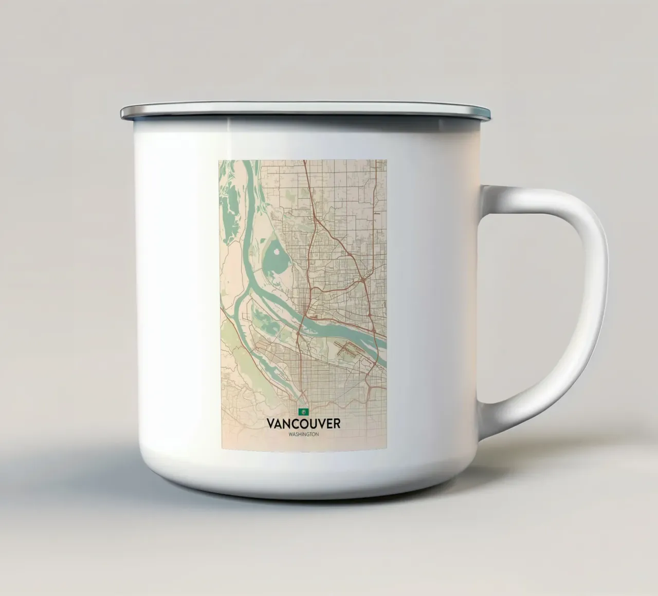 Vancouver WA tazza in smalto da Jacob W MICKELSON