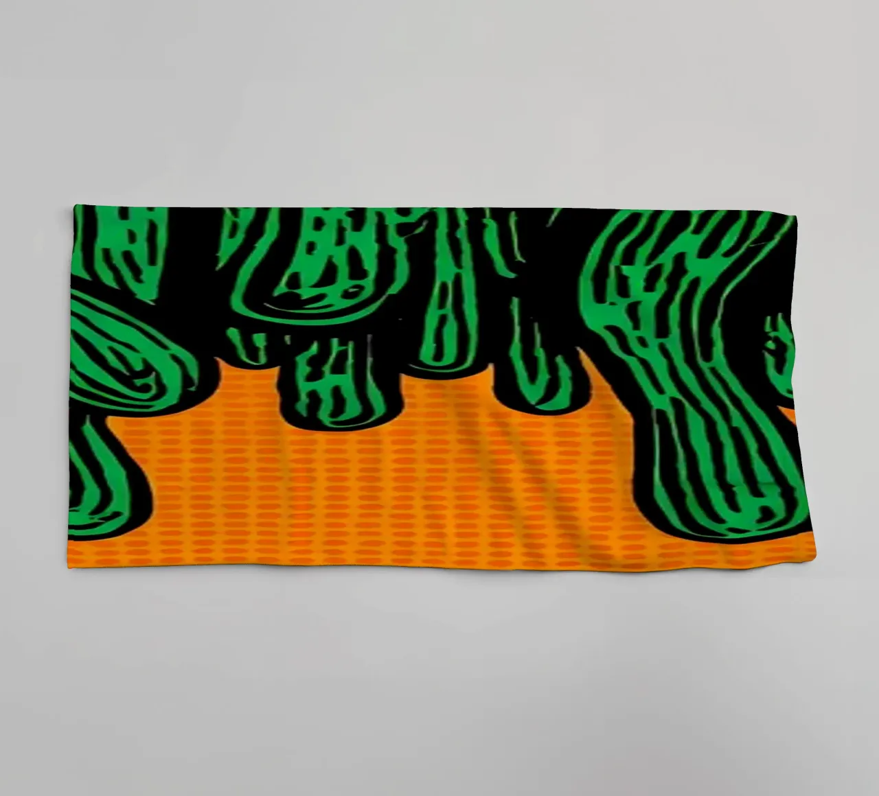 Cucumber Dripping - Pop Art towel by ColorCrash Gallery
