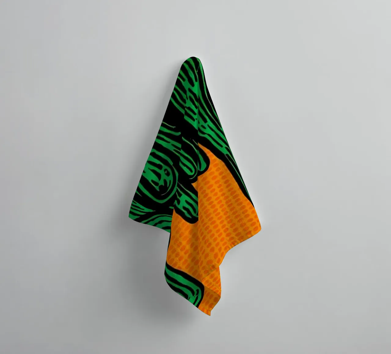 Cucumber Dripping - Pop Art towel by ColorCrash Gallery