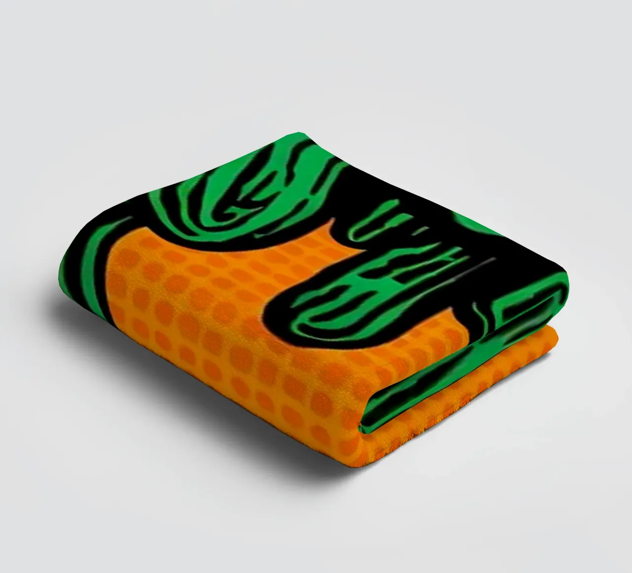 Cucumber Dripping - Pop Art towel by ColorCrash Gallery
