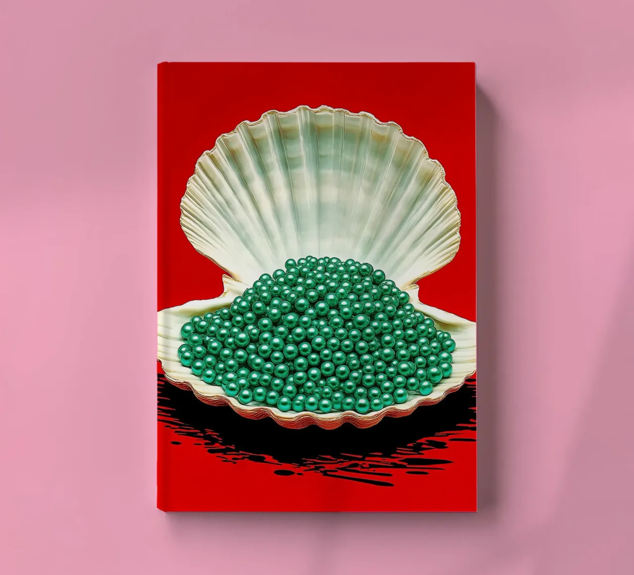 Pearl Shell - Pop Art notebook by ColorCrash Gallery