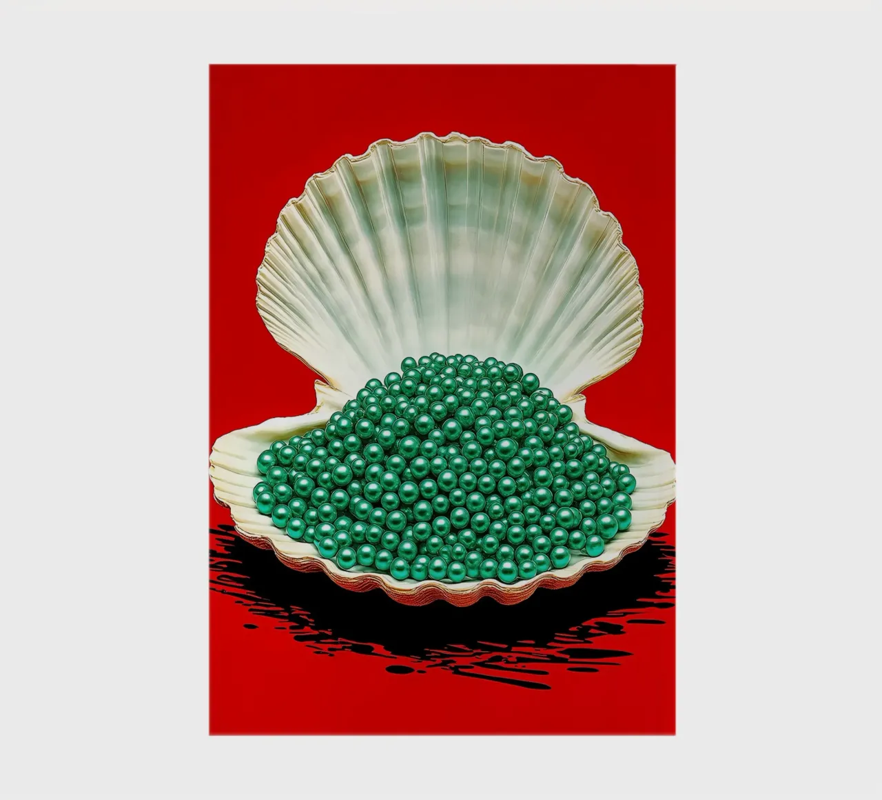 Pearl Shell - Pop Art notebook by ColorCrash Gallery