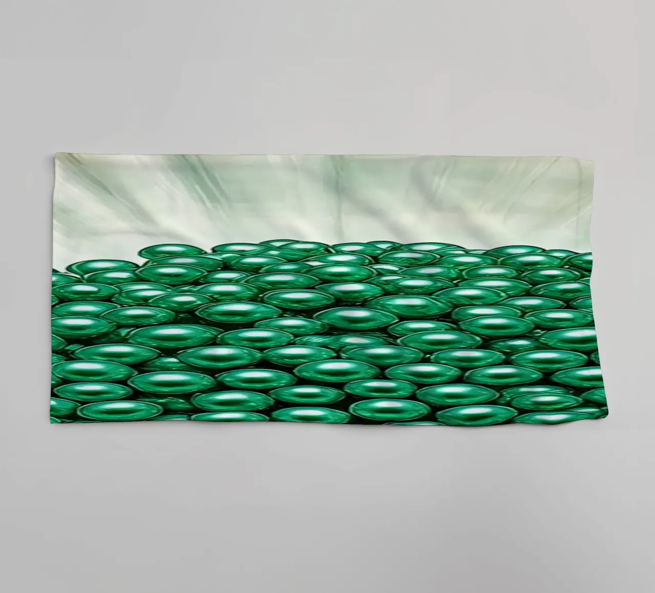 Perlmuschel - Pop Art Handtuch von ColorCrash Gallery