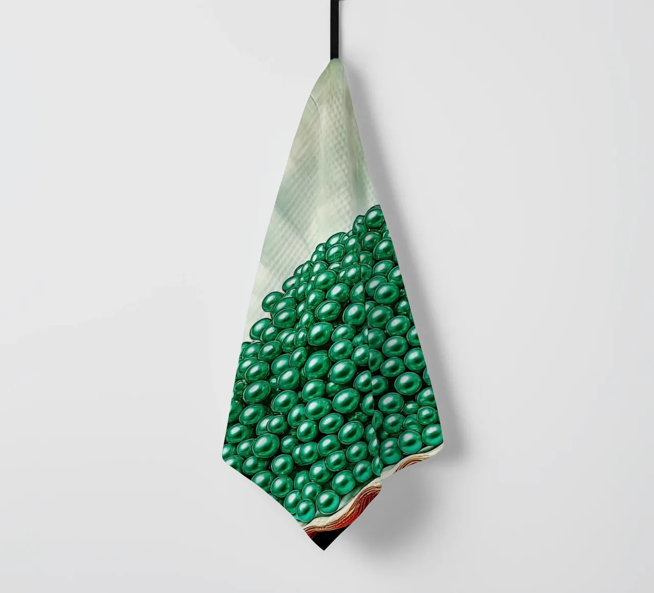 Perlmuschel - Pop Art Geschirrtuch von ColorCrash Gallery