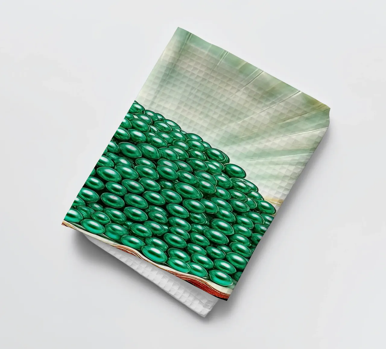 Perlmuschel - Pop Art Geschirrtuch von ColorCrash Gallery