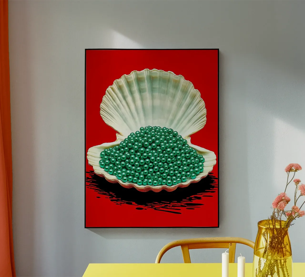 Pearl Shell - Pop Art acrylic glass by ColorCrash Gallery
