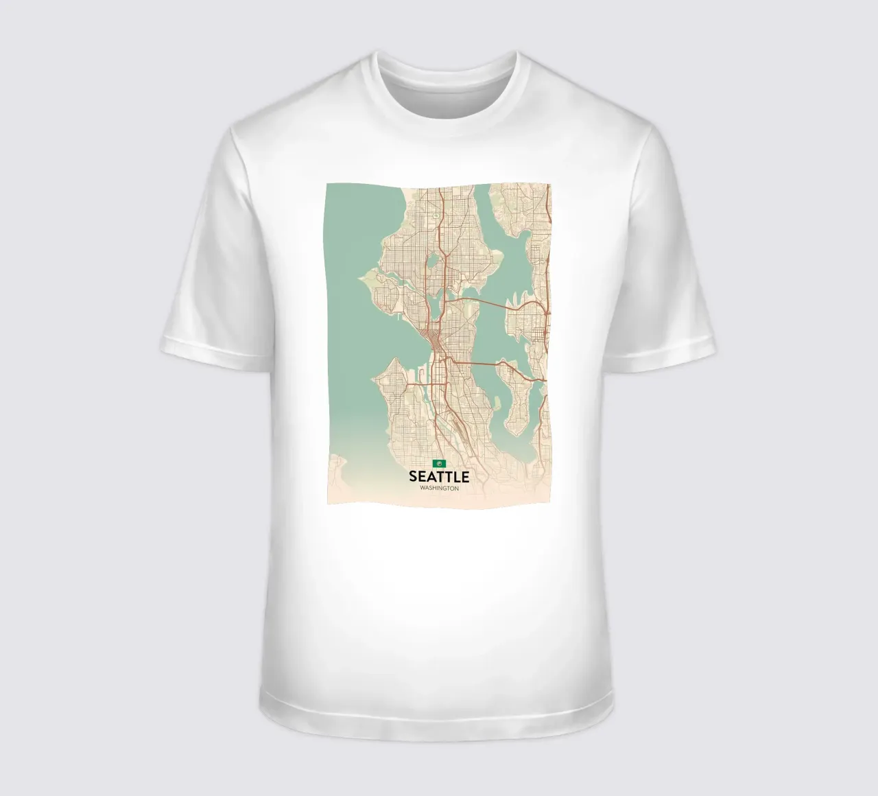 Seattle WA t-shirt by Jacob W MICKELSON