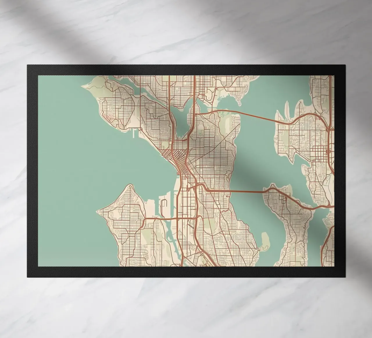 Seattle WA doormat by Jacob W MICKELSON