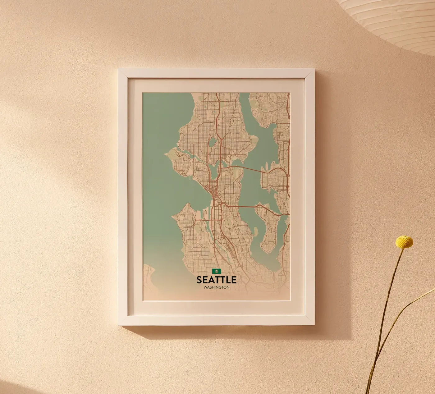 Seattle WA poster da Jacob W MICKELSON