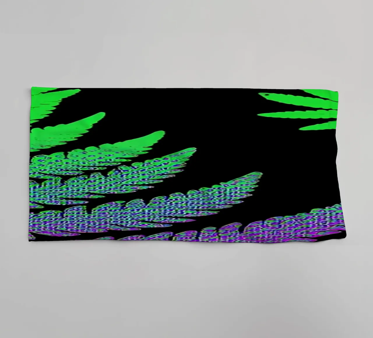 Felce - Pop Art asciugamano da bagno da ColorCrash Gallery