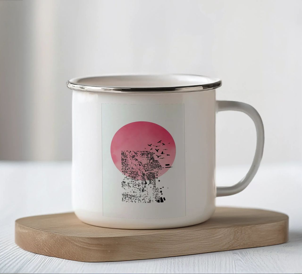Shadow tazza in smalto da Nordic Creators