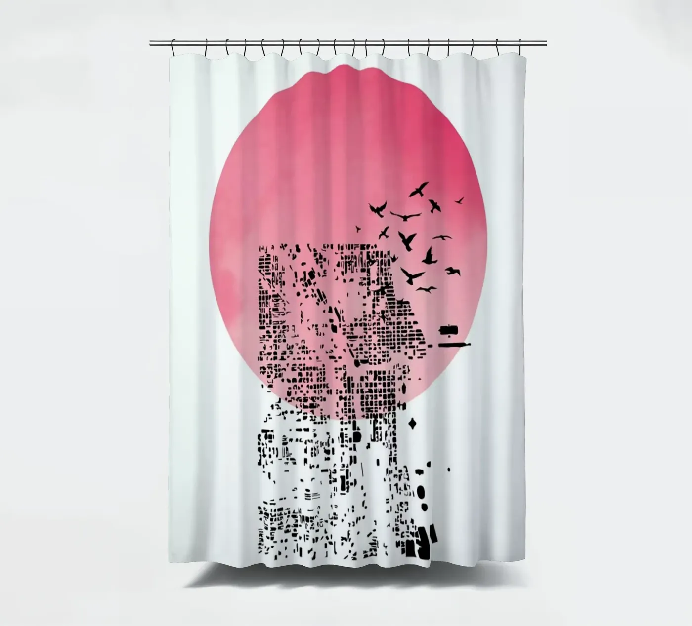Shadow Duschvorhang von Nordic Creators
